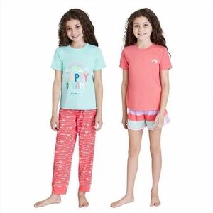 Eddie Bauer kids 4-piece sleep set girls Size:M(10/12)